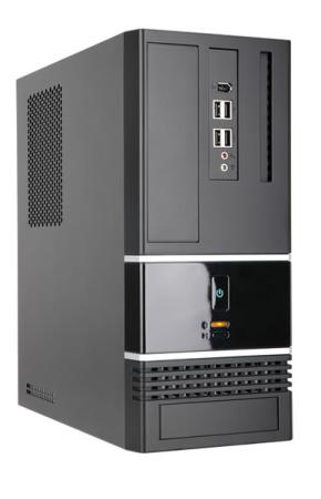 Корпус InWin BK623 Black mATX 300W USB/Audio