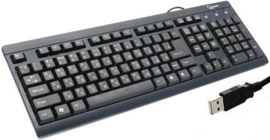 Клавиатура Gembird KB-8300U-BL-R USB, чёрная