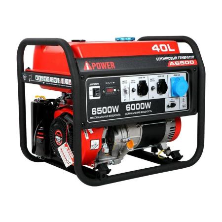Бензиновый генератор A-iPOWER A6500 20108  6кВт, 230В/50Гц, ручной стартер