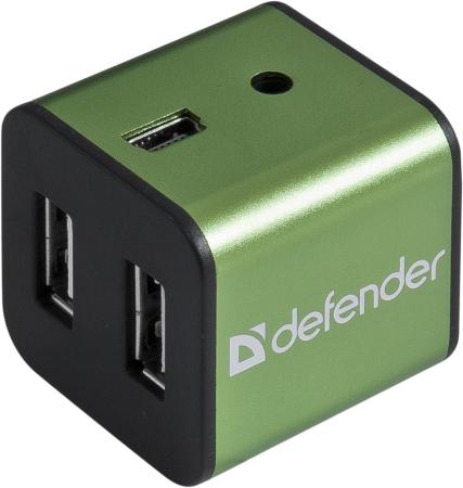 Концентратор USB 2.0 Defender QUADRO IRON (4 порта, металл)