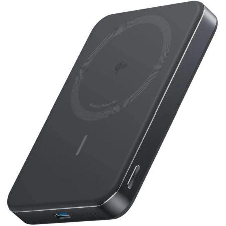 Внешний аккумулятор (Power Bank) ANKER MagGo A1664H11,  10000мAч,  черный