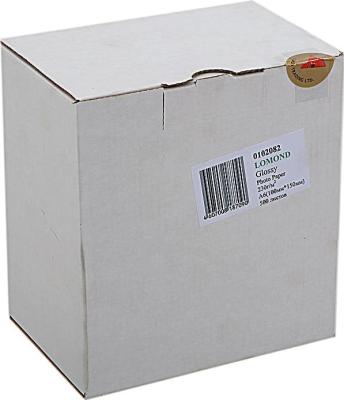 0102082 бумага LOMOND (100*150, 230гр, 500л) Глянцевая, 1стор.