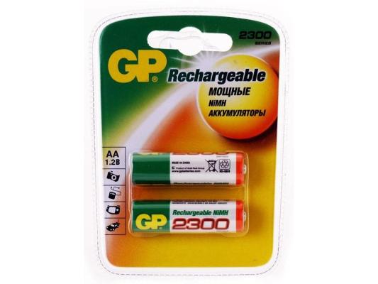 Аккумуляторы GP 2шт, AA, 2300mAh, NiMH (230AAHC)