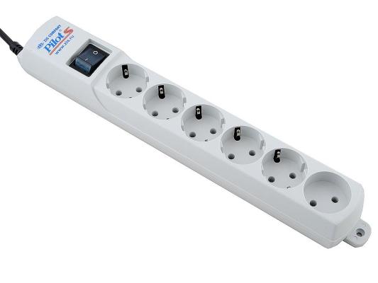 Сетевой фильтр Pilot S 1.8м (6 розеток)
