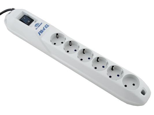 Сетевой фильтр Pilot GL 5м (6 розеток)
