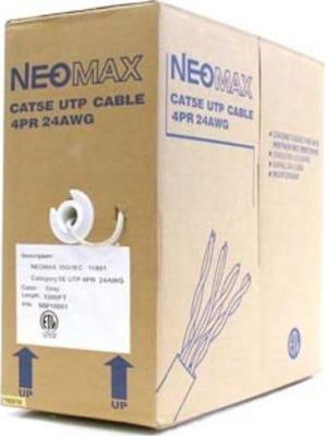 Кабель Neomax NM10001 UTP, 4 пары, Категория 5е,  305 м. Медный