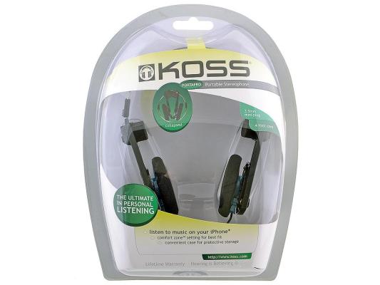 Наушники KOSS Porta Pro (15-25000 Гц, 60 Ом, 101 дБ, шнур 1,2 м , складная конструкция)