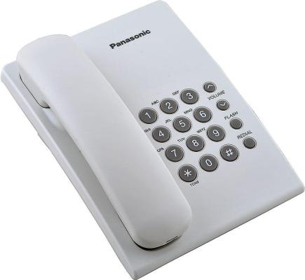 Телефон Panasonic KX-TS2350RUW Flash, Recall, Wall mt.