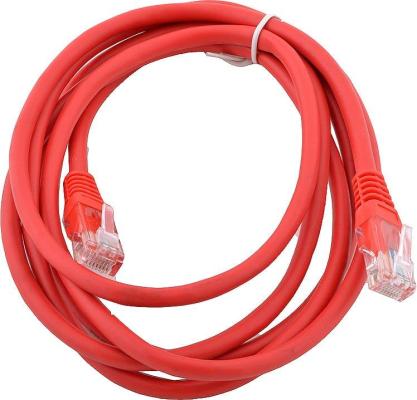 Патч-корд 5E категории UTP красный 2м Медный