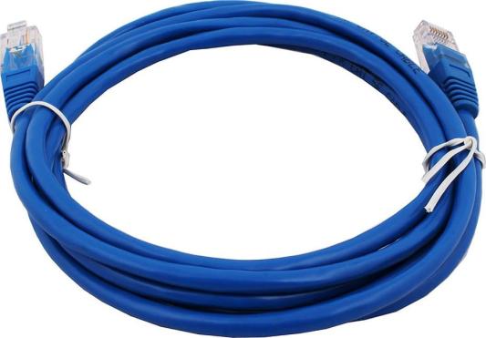 Патч-корд 5E категории UTP синий 2м Медный