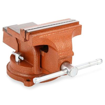 Тиски SPARTA 186255  слесарные 125мм поворотные с наковальней