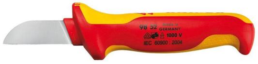 Нож кабельный KNIPEX 9852 1000V  180мм электротехнический. инстументальная сталь,закаленная в масле.