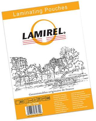 Пленка для ламинирования Fellowes Lamirel LA-7876601 А5 100мкм 100шт