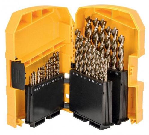 Набор сверл DEWALT DT4957-QZ  по металлу COBALT INDUSTRIAL 8% в боксе Midisafe 29шт