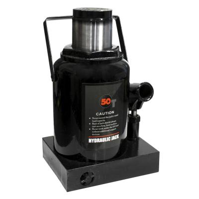 Домкрат бутылочный WIEDERKRAFT WDK-81500  50т гидравлический высота 255-402 черный