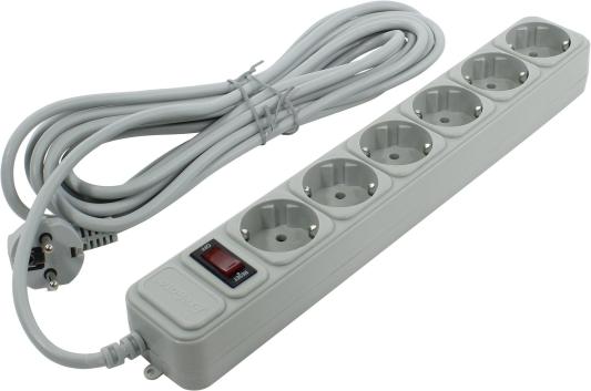 Сетевой фильтр Exegate SP-6-5G 6 розеток 5 м