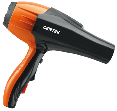 Фен Centek CT-2226 2400Вт черный оранжевый
