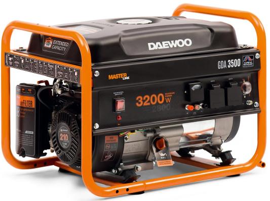 Генератор DAEWOO GDA 3500  2.8/3.2кВт 230В 208см3 7.0лс 15л 2х230В 38кг
