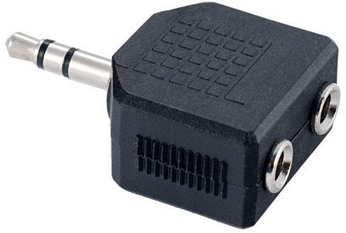 Переходник Perfeo Jack 3.5 (f) - 2xJack 3.5 (m) A7008