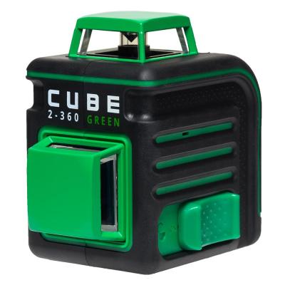Лазерный уровень ADA CUBE 2-360 Green Ultimate Edition  до20м ±3/10мм/м ±4° 535нм зеленый луч IP54