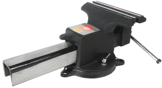 Тиски JTC 3125  слесарные поворотные захват 10