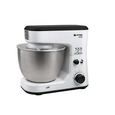 1438(GY) Кухонная машина VITEK Мощность  900 Вт. Cтальная чаша вместимостью 4 л. Съемные насадки.
