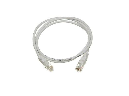 Патч-корд UTP 5е категории 2м ITK PC01-C5EU-2M серый