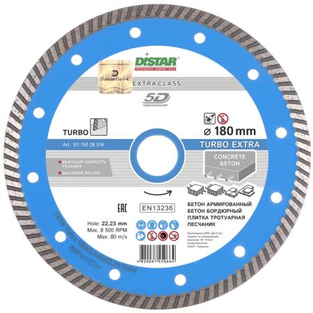 DISTAR Круг алмазный 1A1R Turbo 180*2.4*9*22.225 Extra, шт