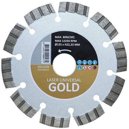 HITACHI Алмазный диск для универсального использования GOLD   O125X2 , шт