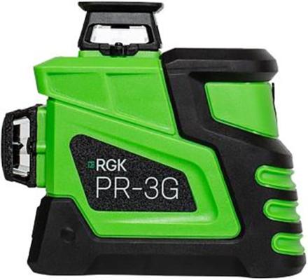 Лазерный построитель плоскостей RGK PR-3G  20м линейный 3луча