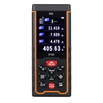 Лазерный дальномер RGK D120  0.3-120м ±2мм память 999измерений 125х54х27мм