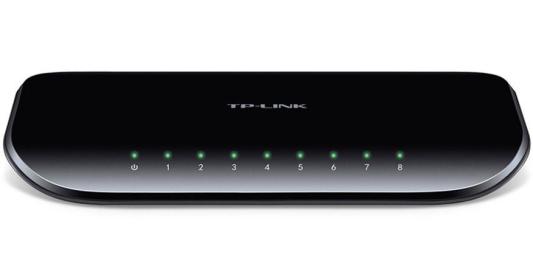 Коммутатор TP-LINK TL-SG1008D 8-портовый гигабитный настольный коммутатор