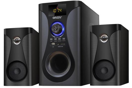Акустическая система Ginzzu GM-425 2.1 60W/BT/USB/SD/FM/ДУ