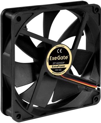 Exegate EX241638RUS Вентилятор для корпуса Exegate <14025M12S>/<Mirage 140x25S>,  1200 об./мин.,3pin