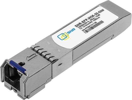 SNR Модуль SFP WDM, дальность до  20км (14dB), 1310нм
