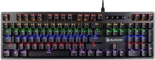 Клавиатура проводная A4TECH B760 USB черный серый 1080494