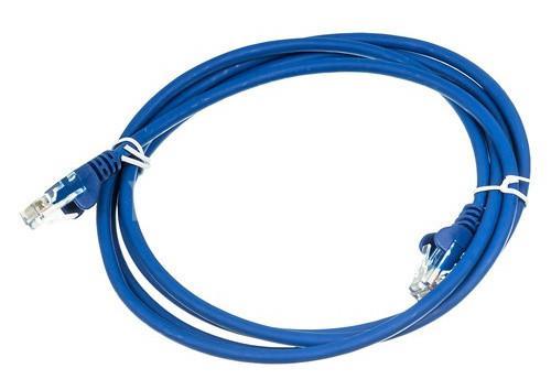 Кабель Патч-корд Lanmaster FTP LAN-PC45/S6A-2.0-BL вилка RJ-45-вилка RJ-45 кат.6А 2м синий LSZH (уп.:1шт)