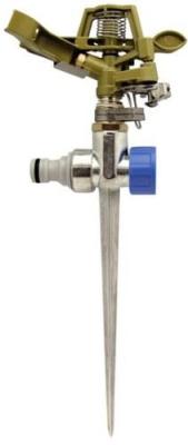 Импульсный разбрызгиватель FRUT 403076  латунный на металлической пике