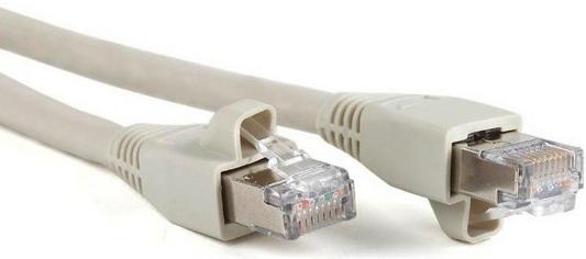 Патч-корд FTP 6а категории Hyperline PC-LPM-STP-RJ45-RJ45-C6a-3M-LSZH-GY 3 м экранированный серый