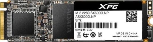 SSD накопитель ADATA XPG SX6000 Lite 1 Tb PCI-E 3.0 x4 ASX6000LNP-1TT-C