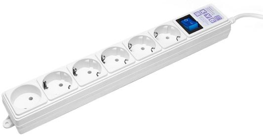 Сетевой фильтр Power Cube SPG(5+1)-16B 6 розеток 1.9 м