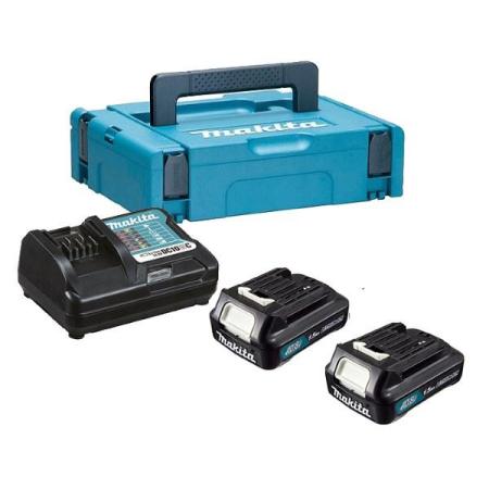 Аккумулятор MAKITA  197643-8 Акк+з\\у, DC10WC-1шт+BL1015-2шт,10.8В,1.5Ач,Li-ion(слайдер),MakPac