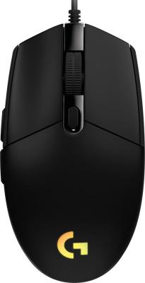 Мышь проводная Logitech G102 LIGHTSYNC чёрный USB