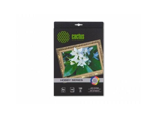 Бумага Cactus CS-DA419010 A4 190г/кв.м матовая 10л