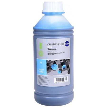 Чернила Cactus CS-EPT6735-1000 светло-голубой 1000мл для Epson L800/L810/L850/L1800