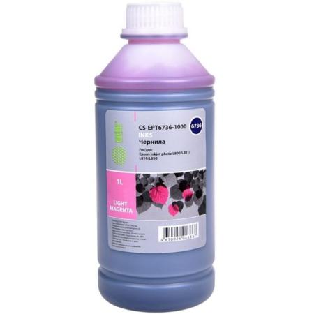 Чернила Cactus CS-EPT6736-1000 светло-пурпурный 1000мл для Epson L800/L810/L850/L1800