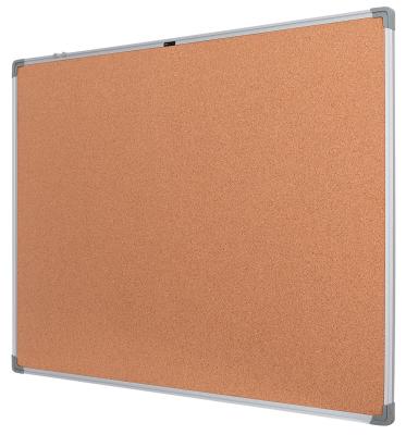 Демонстрационная доска Deli E39054 пробковая 90x120см алюминиевая рама