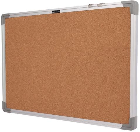 Демонстрационная доска Deli E39053 пробка/алюминий пробковая 60x90см алюминиевая рама коричневый