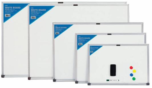 Демонстрационная доска Deli E7816 магнитно-маркерная лак 60x90см белый с аксессуарами