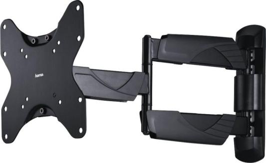 Кронштейн для телевизора Hama H-118665 черный 10"-48" макс.25кг настенный поворот и наклон